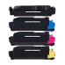 4 Pack - Compatible TK5270 BCMY Toner Multipack for Kyocera Printers