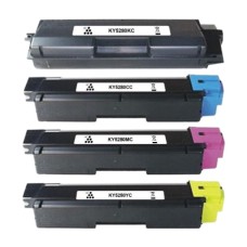 4 Pack - Compatible TK5280 BCMY Toner Multipack for Kyocera Printers