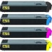 4 Pack - Compatible TK550 BCMY Toner Multipack for Kyocera Printers