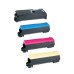 4 Pack - Compatible TK550 BCMY Toner Multipack for Kyocera Printers