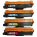 5 Pack - Compatible TN243 BCMY Toner Multipack + Extra Black for Brother Printers