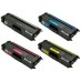 4 Pack - Compatible TN321 BCMY Toner Multipack for Brother Printers