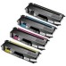 5 Pack - Compatible TN421 BCMY Toner Multipack + Extra Black for Brother Printers