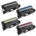 4 Pack - Compatible TN821XXL BCMY Toner Multipack Full Set of 4 for Brother Printers