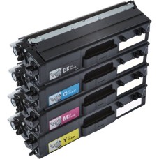 4 Pack - Compatible TN910 BCMY Toner Multipack Full Set of 4 for Brother Printers