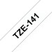Compatible TZe-141 Black on Clear Tape for Brother P-Touch Printers