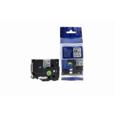 Compatible TZe-151 Black on Clear Tape 24mm x 8m for Brother P-Touch Label Printers