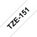 Compatible TZe-151 Black on Clear Tape 24mm x 8m for Brother P-Touch Label Printers