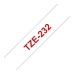Compatible TZe-232 Red on White Tape 12mm x 8m for Brother P-Touch Label Printers