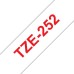 Compatible TZe-252 Red on White Tape 24mm x 8m for Brother P-Touch Label Printers