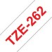 Compatible TZe-262 Red on White Tape 36mm x 8m for Brother P-Touch Printers