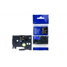 Compatible TZe-325 White on Black Tape 9mm x 8m for Brother P-Touch Label Printers