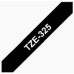 Compatible TZe-325 White on Black Tape 9mm x 8m for Brother P-Touch Label Printers