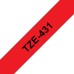Compatible TZe-431 Black on Red Tape 12mm x 8m for Brother P-Touch Label Printers