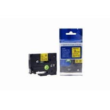 Compatible TZe-621 Black on Yellow Tape 9mm x 8m for Brother P-Touch Label Printers