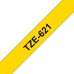 Compatible TZe-621 Black on Yellow Tape 9mm x 8m for Brother P-Touch Label Printers