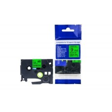 Compatible TZe-721 Black on Green Tape 9mm x 8m for Brother P-Touch Printers
