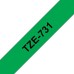 Compatible TZe-731 Black on Green Tape 12mm x 8m for Brother P-Touch Printers