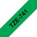 Compatible TZe-741 Black on Green Tape 18mm x 8m for Brother P-Touch Printers