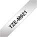 Compatible TZe-921 Black on Silver Tape 9mm x 8m for Brother P-Touch Printers