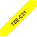 Compatible TZe-C31 Black on Fluorescent Yellow Tape 12mm x 5m for Brother P-Touch Printers