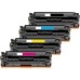 4 Pack - Compatible 415A Multipack W2030A/W2031A/W2032A/W2033A BCMY Toner - includes chip for HP Printers