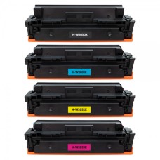 4 Pack - Compatible 415X Multipack W2030X/W2031X/W2032X/W2033X BCMY Toner  - includes chip for HP Printers