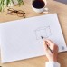 Rhino Everyday Desk Pad Square 50 leaf A3 Pack of 10