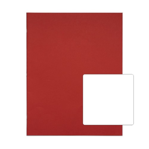 RHINO A3+ Exercise Book 40 Page Red Plain (Pack of 30) (Pack of 30)
