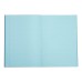 RHINO A4 Special Exercise Book 48 Page, Light Blue with Tinted Blue Paper, F8M (Pack of 10)