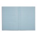 RHINO A4 Special Exercise Book 48 Page, Red with Tinted Blue Paper, F8M (Pack of 10)