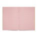 RHINO A4 Special Exercise Book 48 Page, Yellow with Tinted Pink Paper, F8M (Pack of 10)