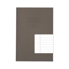 RHINO A4 Exercise Book 80 Page, Grey, F8M (Pack of 50)