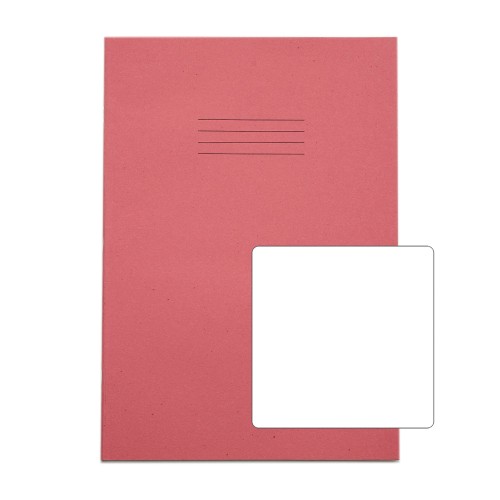 RHINO A4 Exercise Book 80 Page, Pink, B (Pack of 50)