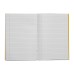 RHINO A4 Exercise Book 80 Page, Yellow, F8M (Pack of 10)