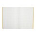RHINO A4 Exercise Book 80 Page, Yellow, S5 (Pack of 10)