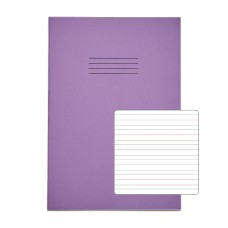 RHINO A4 Learn To Write Book 40 Page, Purple, Narrow-Ruled LTW4B:15R (Pack of 100)