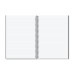 Rhino Everyday Hardback Wirebound Book A4 Black Pack of 3
