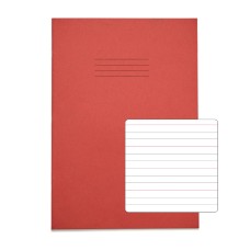 RHINO A4 Learn to Write Book 40 Page, Red, Wide-Ruled LTW6B:20R (Pack of 100)