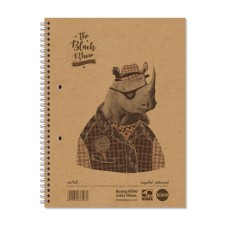 RHINO A4+ Recycled Twinwire Notebook 160 Page, F8M (Pack of 5)