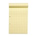 RHINO A4 Yellow Paper Refill Pad 100 Page 7mm Squared (Pack of 36)