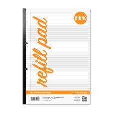 RHINO A4 Refill Pad 160 Leaf, F6M (Pack of 24)