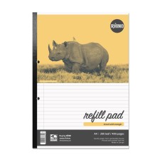 RHINO A4 Refill Pad 200 Leaf, F8M (Pack of 5)