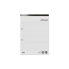 Rhino Everyday Feint Ruled Margin Head Bound Refill Pad 160 Pages A4 Pack of 10