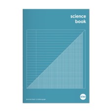 RHINO A4 Science Book 64 Page, F8M and 1:5:10 Graph Ruling (Pack of 10)