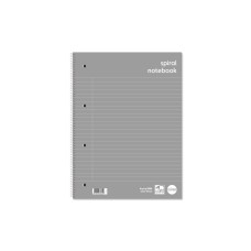 Rhino Everyday Ruled Margin Spiral Soft Cover Notebook 140 Pages A4 Pack of 5