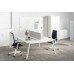 ROCADA SKINWHITEBOARD Dry-Wipe Board with Magnetic Lacquered Surface 100x100cm - White