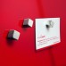 C5 "Strong" Silver Cube Design Magnets - 10x10x10mm (6) - GL192