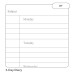 RHINO 8 x 6 Homework Diary 84 Page, 5-Day Week (Pack of 100)