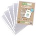 A4 100% Recycled Bag Multi Punched Pockets - Pack of 100